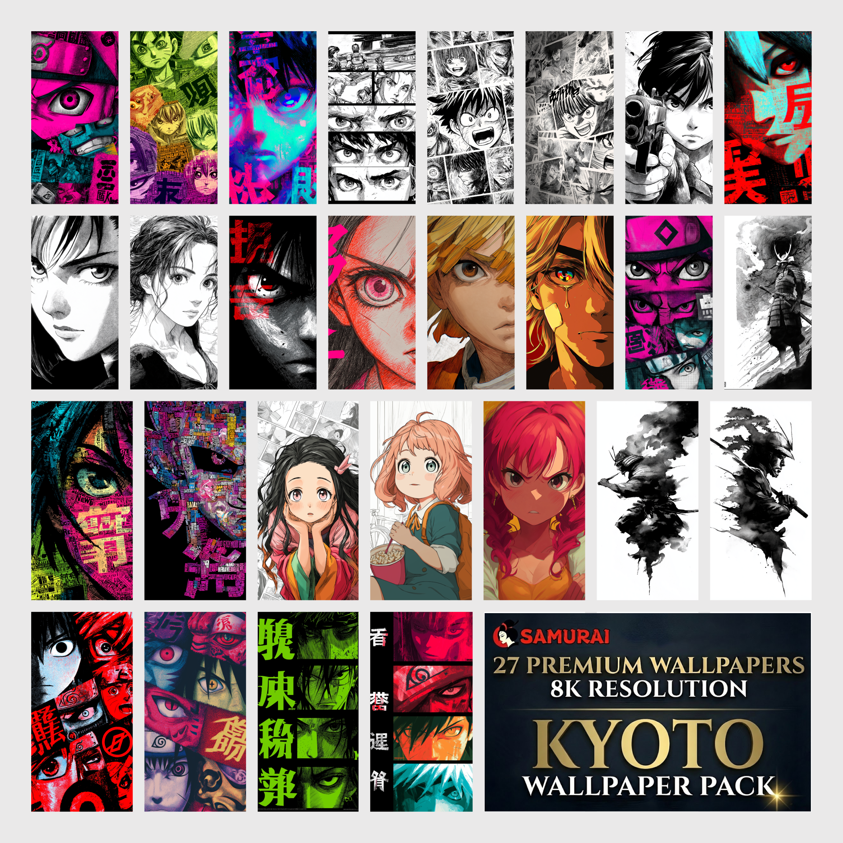 MANGA // Wallpaper Pack